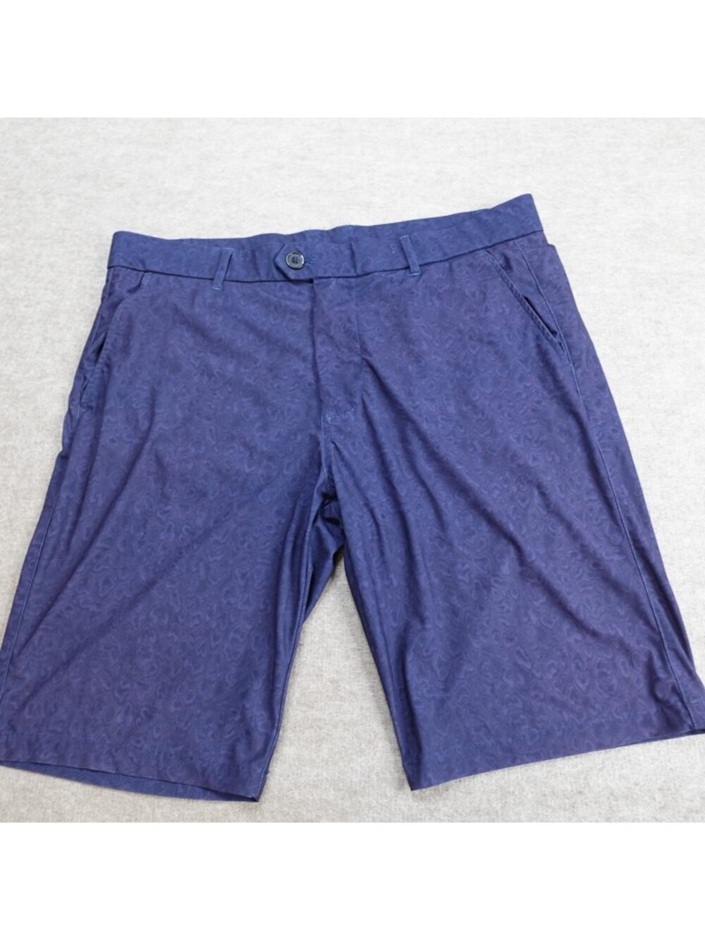 Greyson Mens Shorts 34 Blue Geometric 10" in Performance